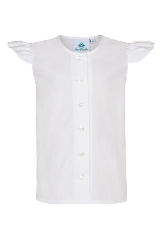 Isar-Trachten Trachtenbluse Trachtenbluse Kinder - AZALEA - weiß – Bild 2 von 5