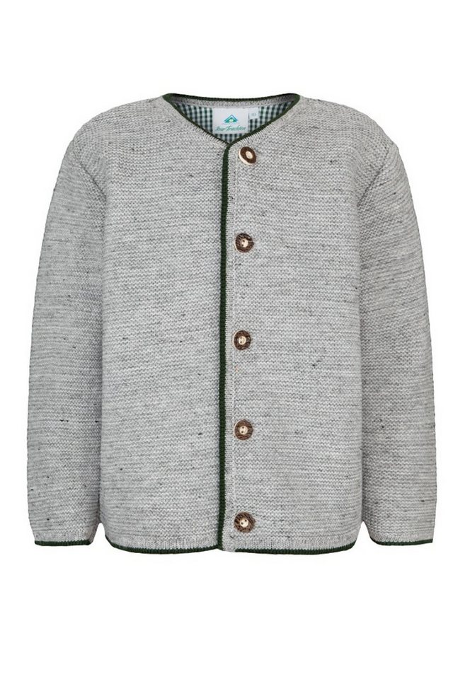 Isar-Trachten Trachtenjacke Trachtenjacke Kinder - MATS - hellgrau – Bild 4 von 4