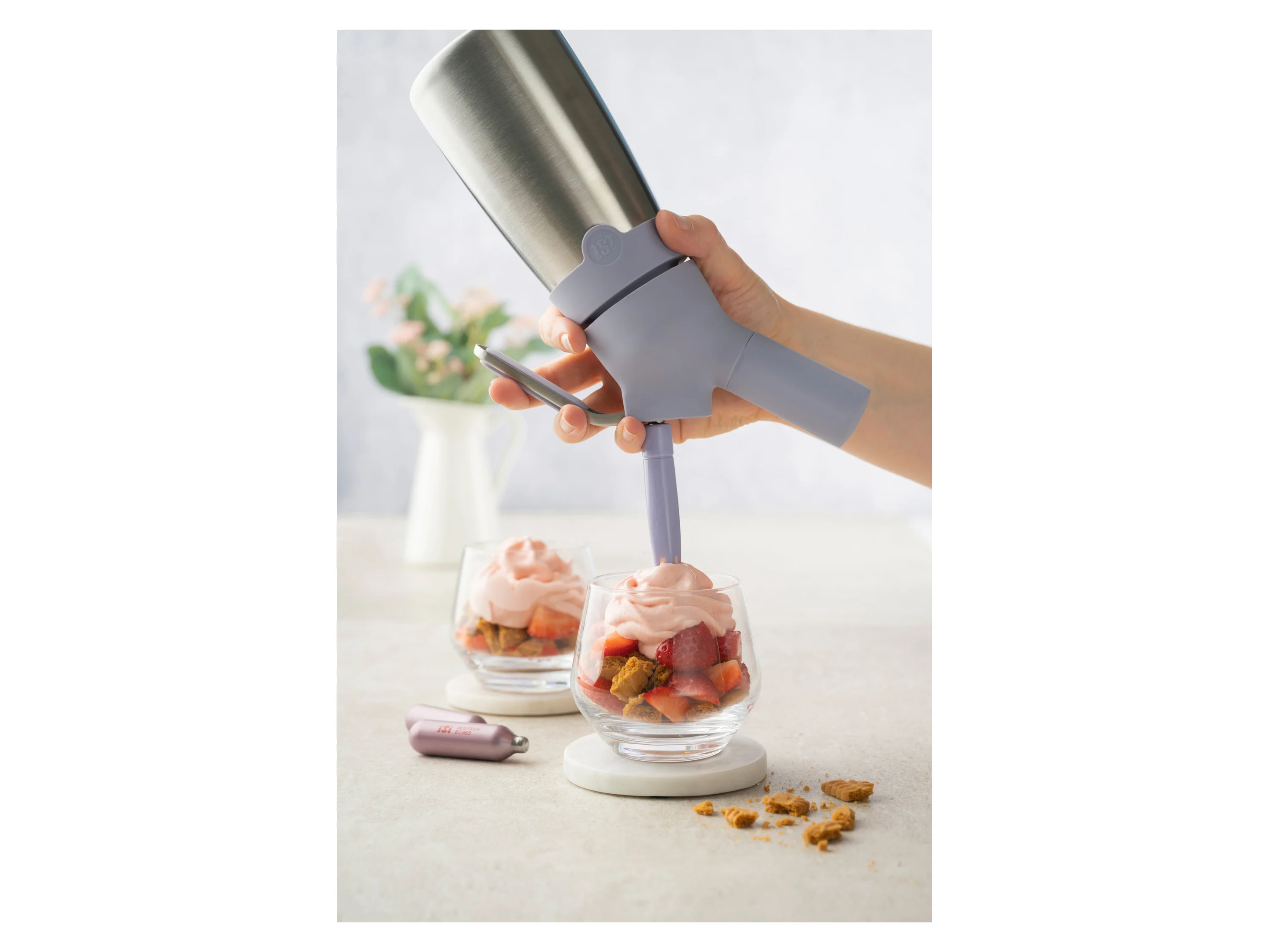ISI Sahnespender »Creative Whip Essential«, 0,25 l (Lila) – Bild 4 von 4