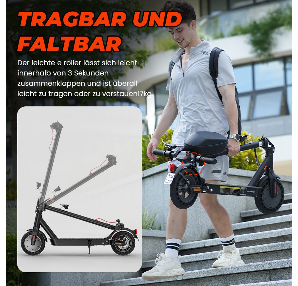 iSinwheel E-Scooter mit Straßenzulassung (ABE), 30 km Reichweite, faltbar, mit App, 20 km/h, leicht, schnell und zuverlässig – Bild 2 von 5
