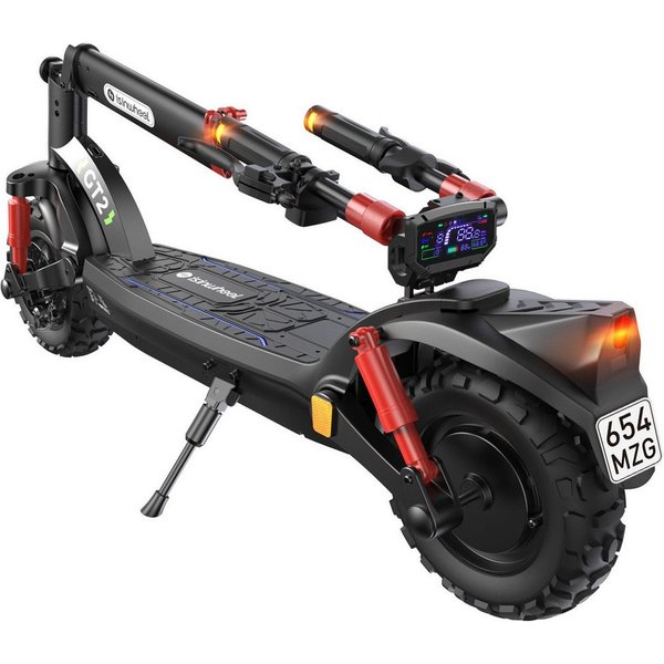 iSinwheel E-Scooter Offroad Elektroroller mit Straßenzulassung, 20 km/h, (1 tlg), Duales Bremssystem, Belastung bis 150kg,11-Zoll-Reifen