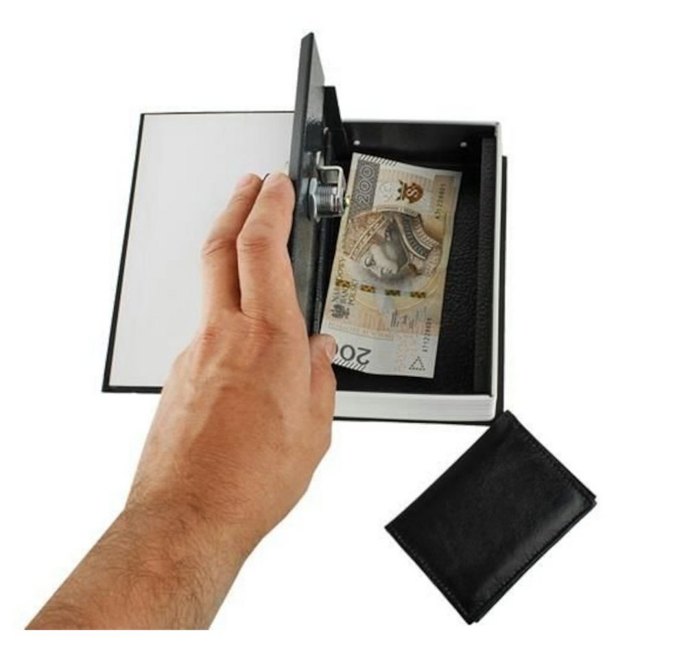 ISO TRADE Buchtresor Buch mit Safe (Spar-Set, 3-St., Versteck Wertgegenstände), 18x11,5cm Kassette 2 Schlüssel – Bild 5 von 5