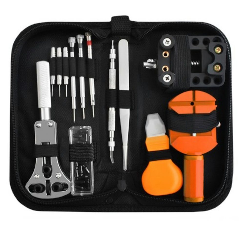 ISO TRADE Multitool Uhrmacherset Werkzeugkasten, (Spar-Set, 13 St., Etui Watch Tools), für kleinere als auch für komplexere Reparaturen – Bild 3 von 5