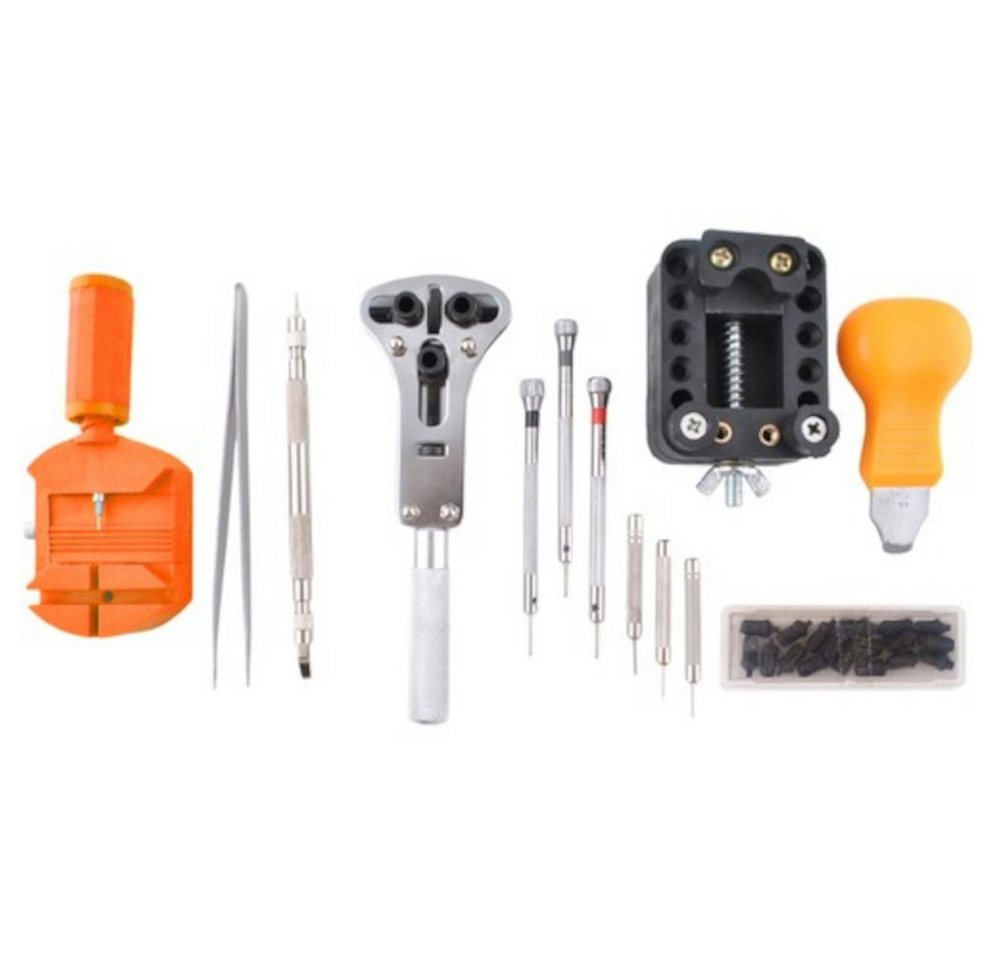 ISO TRADE Multitool Uhrmacherset Werkzeugkasten, (Spar-Set, 13 St., Etui Watch Tools), für kleinere als auch für komplexere Reparaturen – Bild 4 von 5