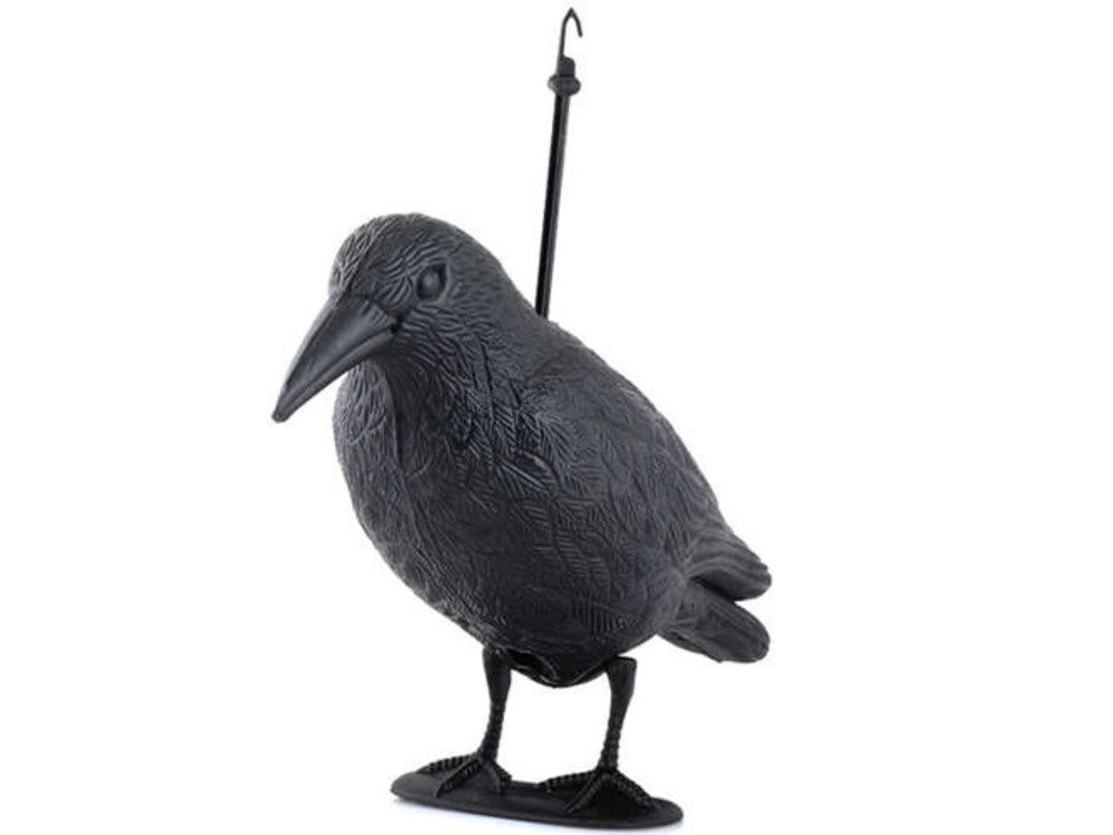 ISO TRADE Vogelattrappe Vogelabwehr Rabe,10 m (Spar-Set, 1-St., ästehtisch realistisch), Realistisches Erscheinungsbild – Bild 2 von 3
