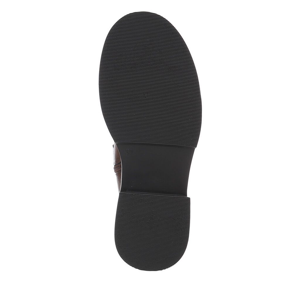 Ital-Design Damen Freizeit Plateaustiefelette (87740204) Blockabsatz Stiefeletten in Braun – Bild 3 von 5