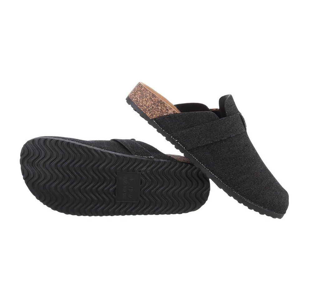 Ital-Design Damen Mules Freizeit Pantolette – Bild 2 von 4