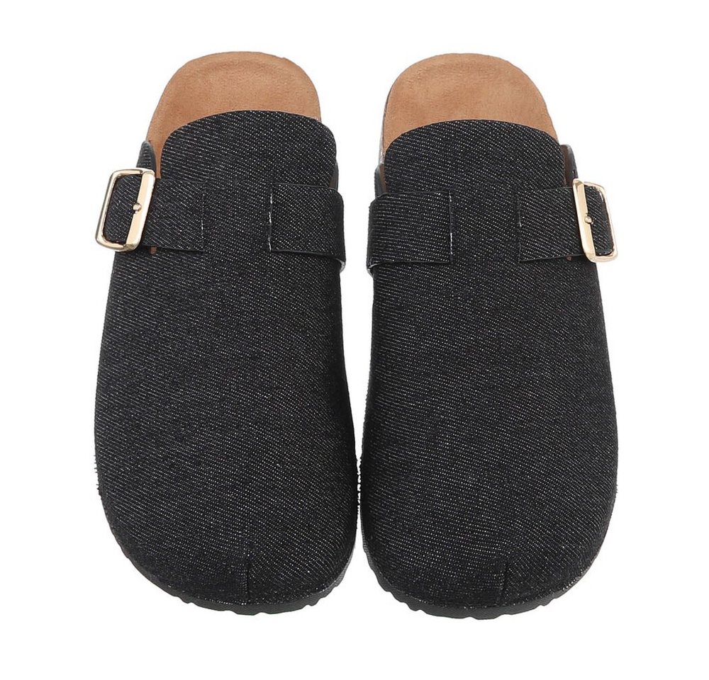 Ital-Design Damen Mules Freizeit Pantolette – Bild 4 von 4