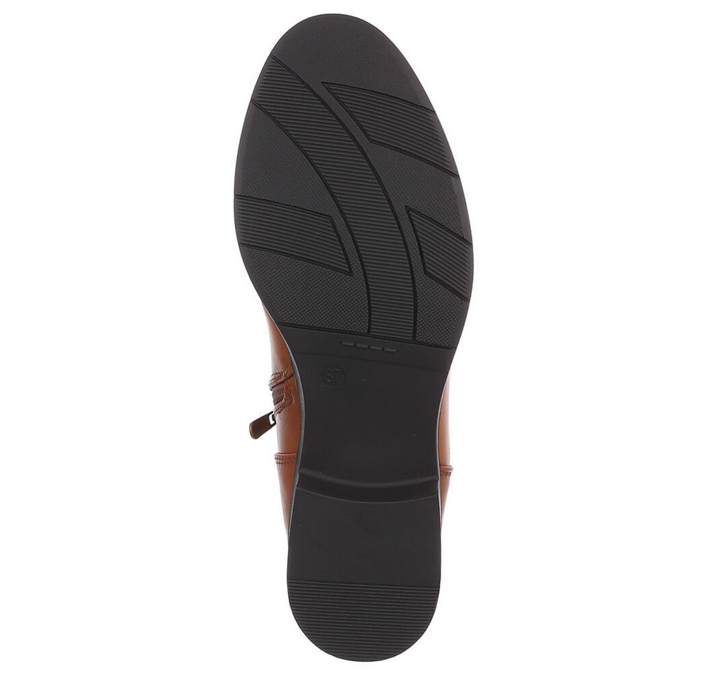 Ital-Design Damen Stiefelette mit Blockabsatz und Reißverschluss Stiefelette (92269243) Blockabsatz Chelsea Boots in Camel – Bild 3 von 5