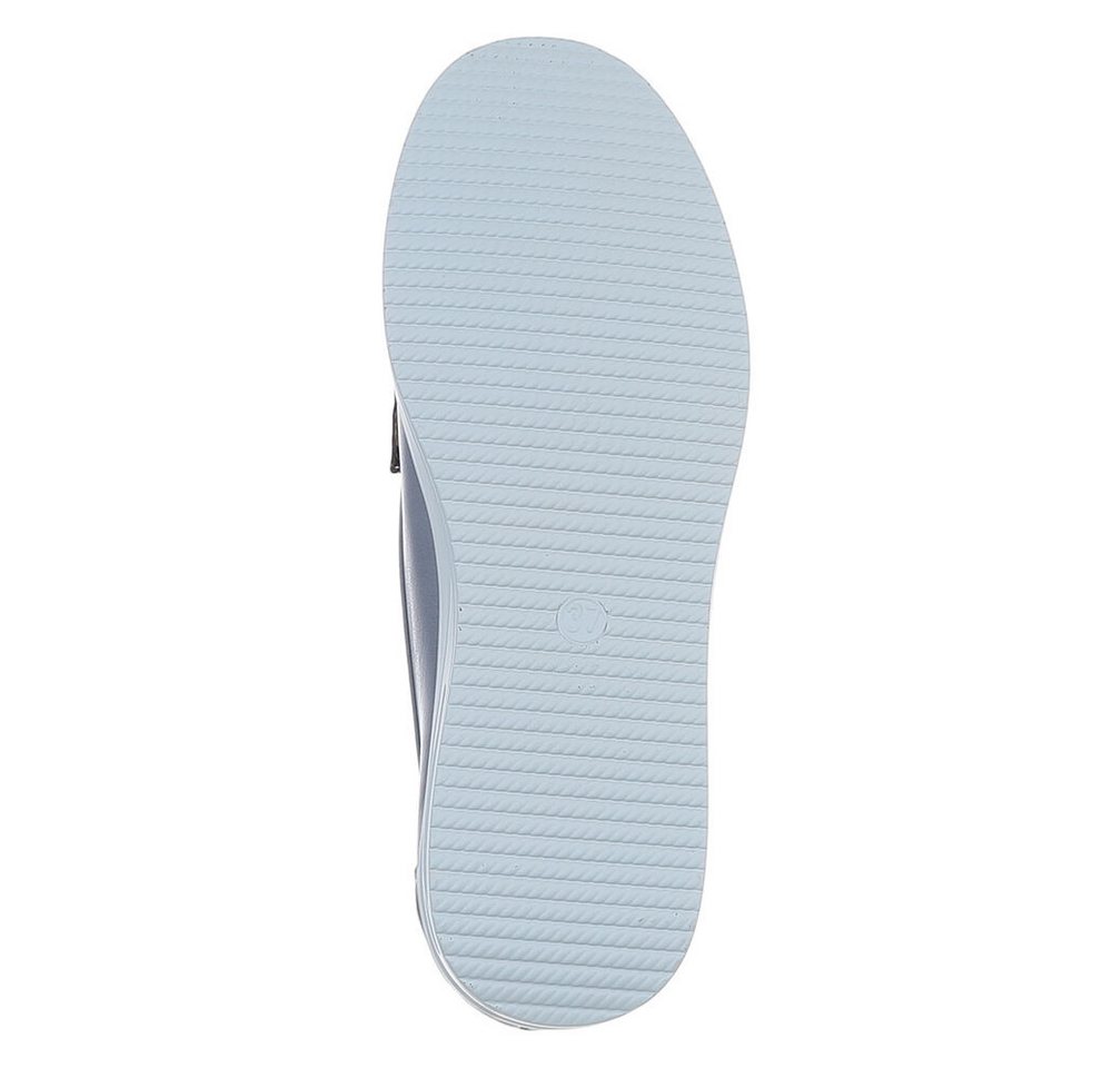 Ital-Design Elegante Damen Mokassins mit optimalem Tragekomfort Slipper (91261634) ultraleichte und komfortable sohle – Bild 3 von 5