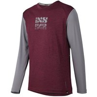 IXS iXS Herren Langarmshirt M TRIGGER X JERSEY, Größe XL in Grau