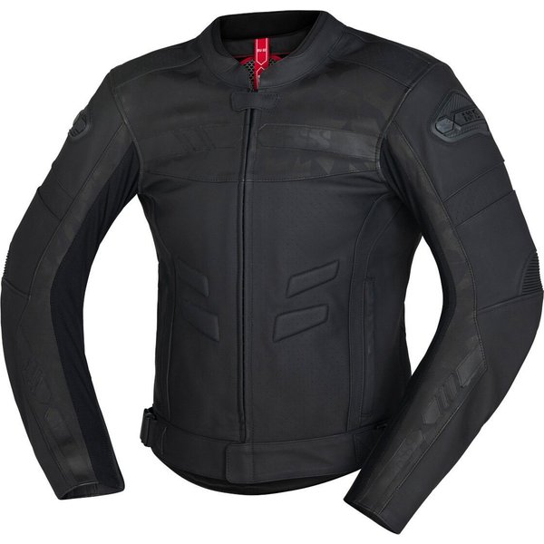 IXS Motorradjacke RS-600 2.0 Motorrad Lederjacke Rückenprotektor enthalten,herausnehmbares Innenfutter