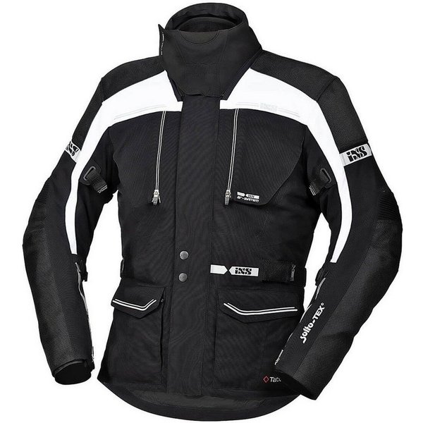 IXS Motorradjacke Tour Traveller-ST Motorrad Textiljacke Rückenprotektor enthalten,herausnehmbares Innenfutter,wasserdicht
