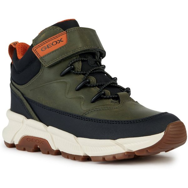 Geox J FLEXYPER PLUS BOY ABX Winterboots Sneaker mit Geox Spezial Membrane, Größenschablone zum Download