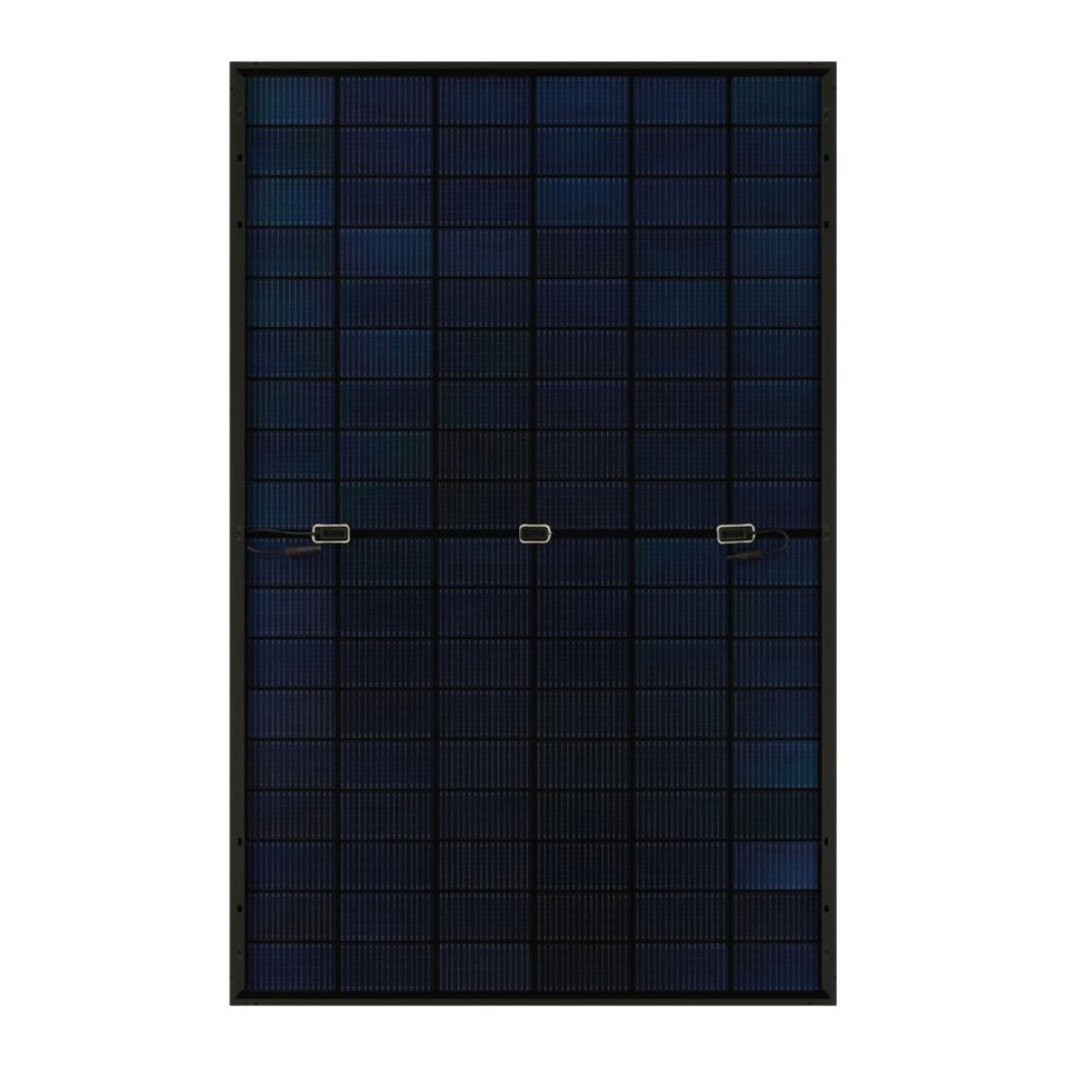 JA SOLAR Solarmodul Solarmodul 455W N-Type Bifazia Glas-Glas, 22.8% Efficiency full black, 455 W, (36-St., 22.8% Moduleffizienz), IP68 – Bild 3 von 5