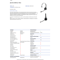 Jabra 2393-823-109 headphones/headset