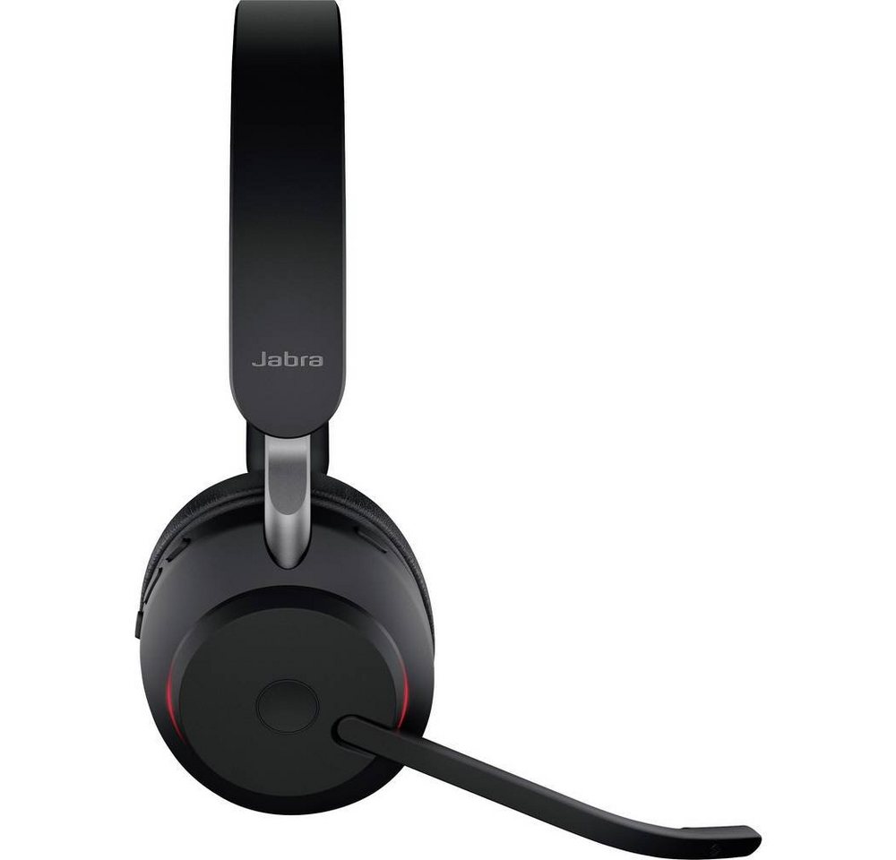 Jabra Evolve2 65 Stereo UC USB-A Bluetooth black Kopfhörer (Lautstärkeregelung, Batterieladeanzeige, Mikrofon-Stummschaltung) – Bild 5 von 5