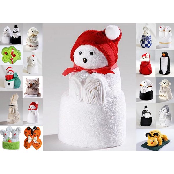 JACK Handtuch Set Frottier Geschenk Set viele Modelle Handarbeit Origami Gästetuch, (1-St), Handtuch, Waschhandschuh, gefaltete Tiere, tolle Geschenkidee