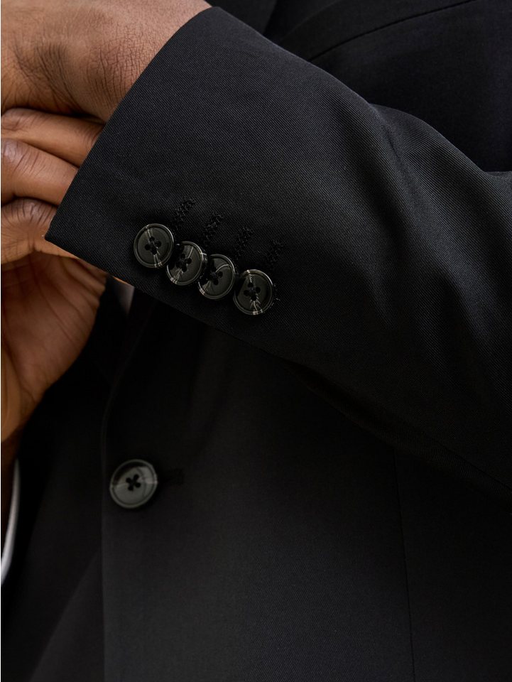 Jack & Jones Anzug JPRCOSTA SUIT (Set, 2-tlg) aus Polyester, sehr schmale Passform, mit Reverskragen, Langarm-Sakko – Bild 3 von 5