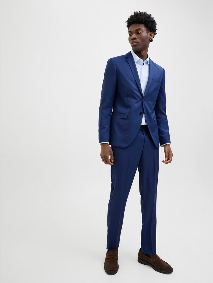 Jack & Jones Anzug JPRCOSTA SUIT (Set, 2-tlg) aus Polyester, sehr schmale Passform, mit Reverskragen, Langarm-Sakko – Bild 4 von 5