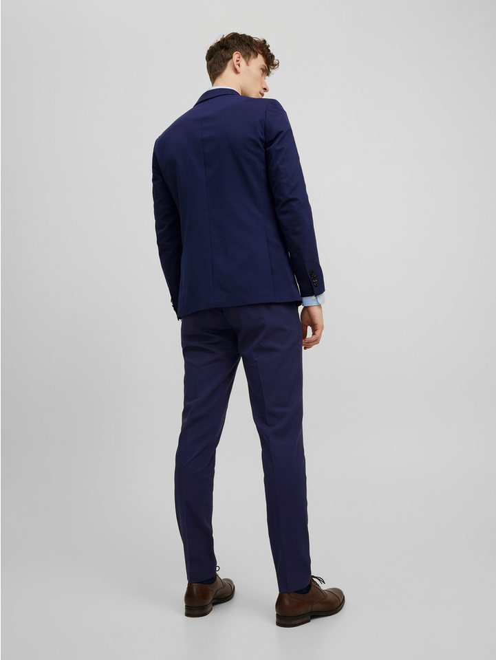 Jack & Jones Anzug JPRFRANCO Extra schmal, pflegeleicht, stilvoll mit fallendem Revers Materialmix aus Polyester, Viskose und Elasthan – Bild 3 von 5