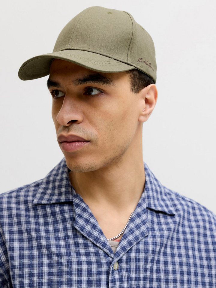 Jack & Jones Baseball Cap JACBASE LOUIS LINEN BLEND CAP SN mit Branding – Bild 2 von 5