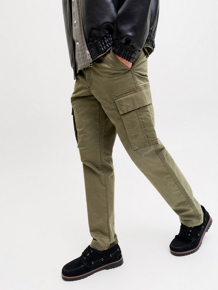 Jack & Jones Cargohose JPSTKANE FRANK CARGO NOOS Baumwollmischung, locker geschnitten – Bild 2 von 5