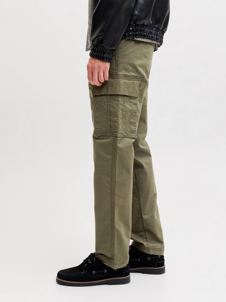 Jack & Jones Cargohose JPSTKANE FRANK CARGO NOOS Baumwollmischung, locker geschnitten – Bild 3 von 5