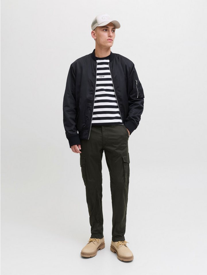 Jack & Jones Cargohose PAUL FLAKE Baumwollmischung, regular fit – Bild 3 von 5