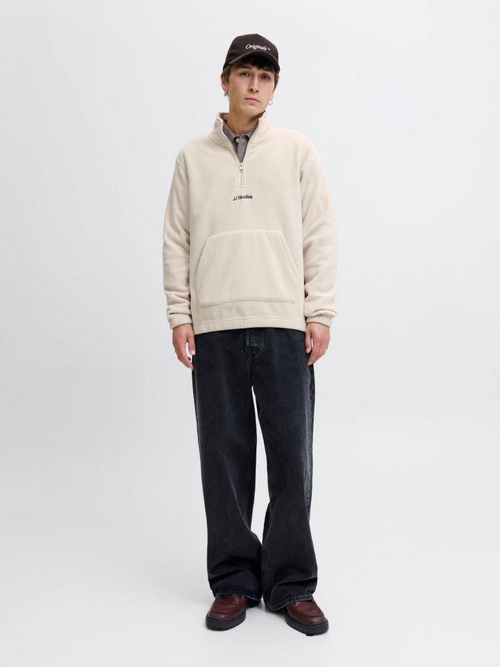 Jack & Jones Fleecepullover JJSOHO HALFZIP FLEECE Kunstfaser, relaxed fit – Bild 5 von 5