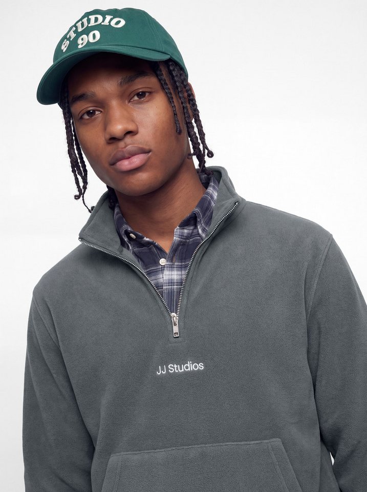 Jack & Jones Fleecepullover JJSOHO HALFZIP FLEECE Kunstfaser, relaxed fit – Bild 2 von 5