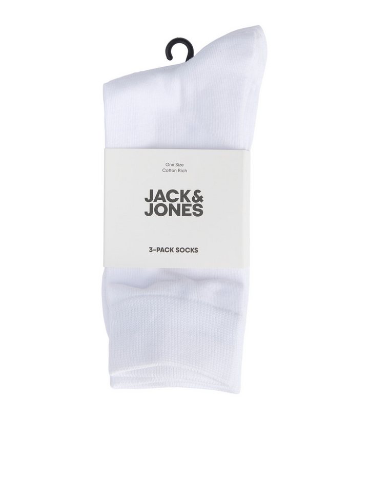 Jack & Jones Freizeitsocken JACRAFAEL – Sockenpackung mit Stretch-Anteil, Einheitsgröße (Packung, 3-Paar) Baumwollmischung, Einheitsgröße – Bild 3 von 3