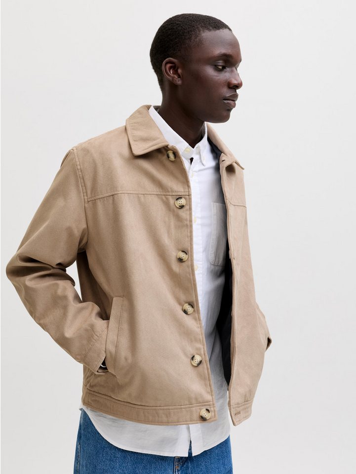 Jack & Jones Hemdjacke JJECASABLANCA SHACKET SN mit auffälliger Knopfleiste – Bild 2 von 5