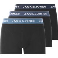 JACK & JONES Herren Boxer, 3 Stück (Schwarz, M)