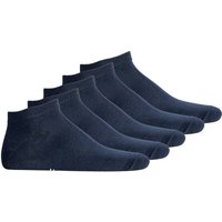 JACK AND JONES JACK&JONES Herren Sneakersocken 5er Pack - JACDONGO SOCKS, One Size, Größe 40-46 in Blau