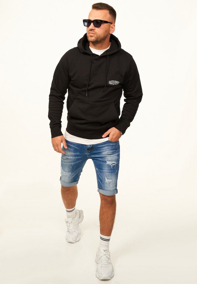 Jack & Jones Hoodie Pullover als Kapuzenpullover im Regular Fit - Sweatshirt für Herren Männer Sweatpullover mit Logo-Print aus Baumwollmischung – Bild 4 von 5