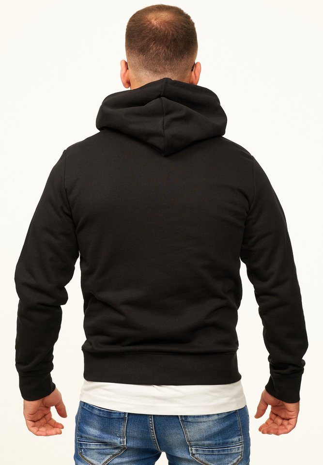 Jack & Jones Hoodie Pullover als Kapuzenpullover im Regular Fit - Sweatshirt für Herren Männer Sweatpullover mit Logo-Print aus Baumwollmischung – Bild 5 von 5