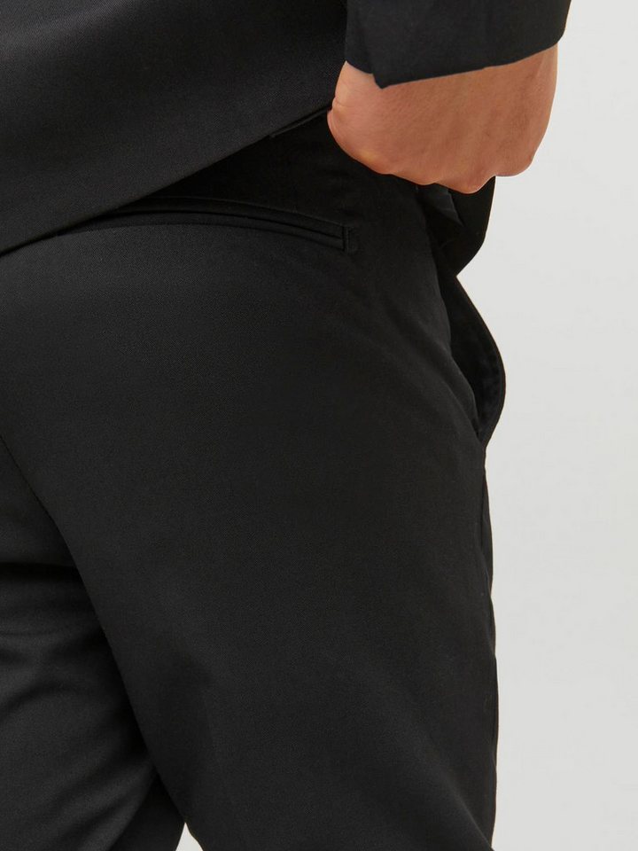 Jack & Jones Junior Anzughose JPRSOLAR elastisch, pflegeleicht, komfortabel unifarben, modisch, slim fit, Web – Bild 3 von 5