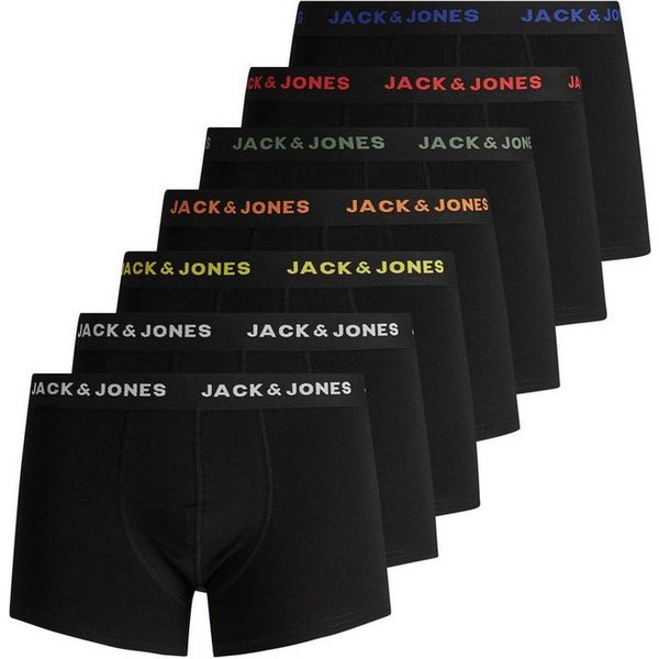 Jack & Jones Junior Boxershorts Trunk JACBASIC elastisch und bequem im 7er Pack