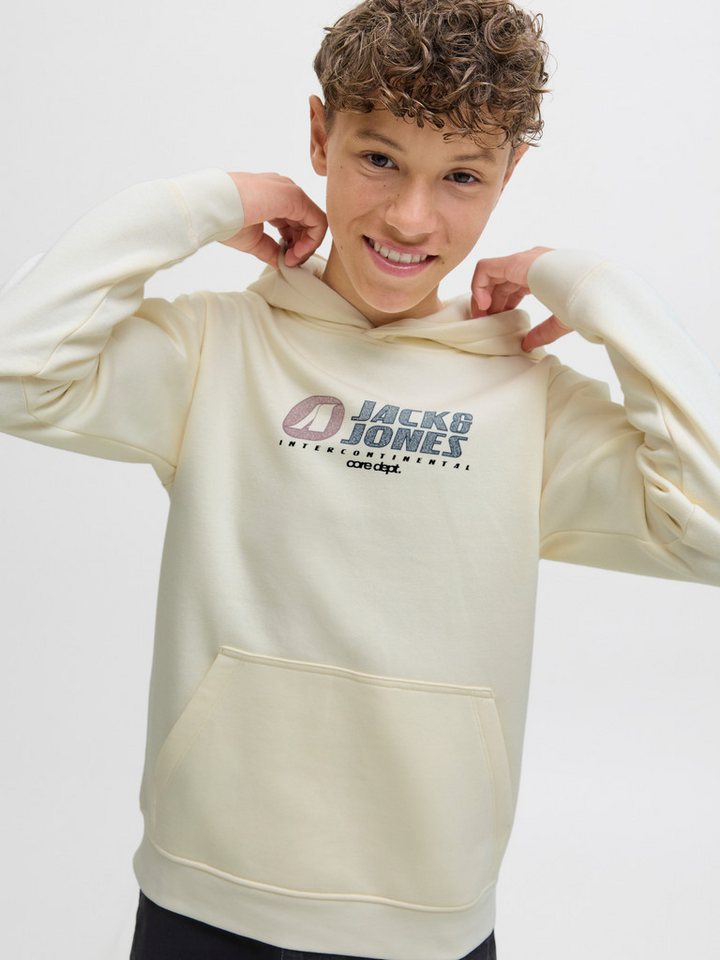 Jack & Jones Junior Kapuzensweatshirt JCOTIER FRONT PRINT SWEAT HOOD JNR – Bild 2 von 5