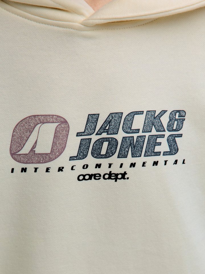 Jack & Jones Junior Kapuzensweatshirt JCOTIER FRONT PRINT SWEAT HOOD JNR – Bild 4 von 5