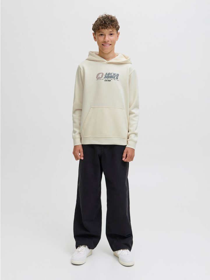 Jack & Jones Junior Kapuzensweatshirt JCOTIER FRONT PRINT SWEAT HOOD JNR – Bild 5 von 5