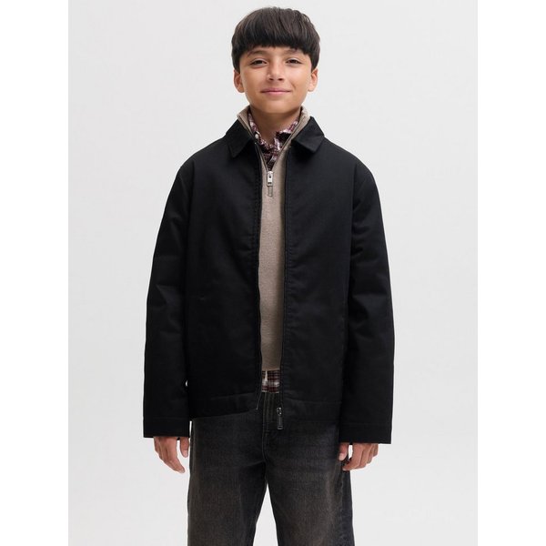 Jack & Jones Junior Kurzjacke JJECOLTON WORKER JACKET JNR Materialmix, mit Reißverschluss