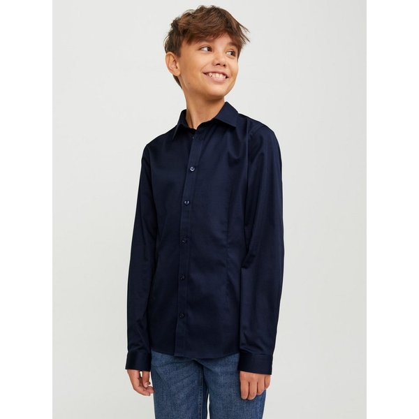 Jack & Jones Junior Langarmhemd JPRPARMA cool, elastisch, kombinierbar Baumwollmischung, regular fit