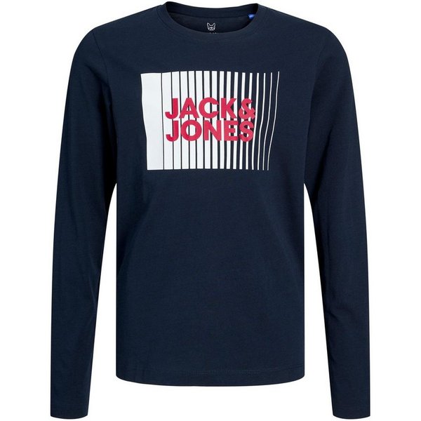 Jack & Jones Junior Langarmshirt JJECORP LOGO TEE PLAY LS O-NECK JNR