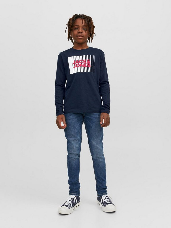 Jack & Jones Junior Langarmshirt JJECORP LOGO TEE PLAY LS O-NECK JNR – Bild 4 von 5