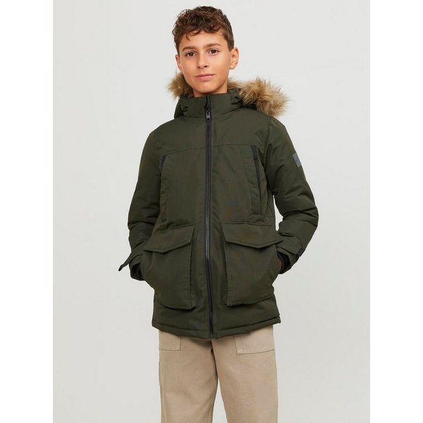 Jack & Jones Junior Parka Kinder Jungen Winterjacke Jacke JJECRAFT PARKA SN JNR