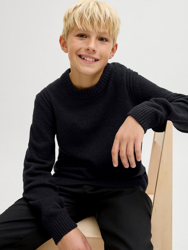 Jack & Jones Junior Rundhalspullover JCOPOINT KNIT BOUCLE CREW NECK BF JNR – Bild 2 von 5