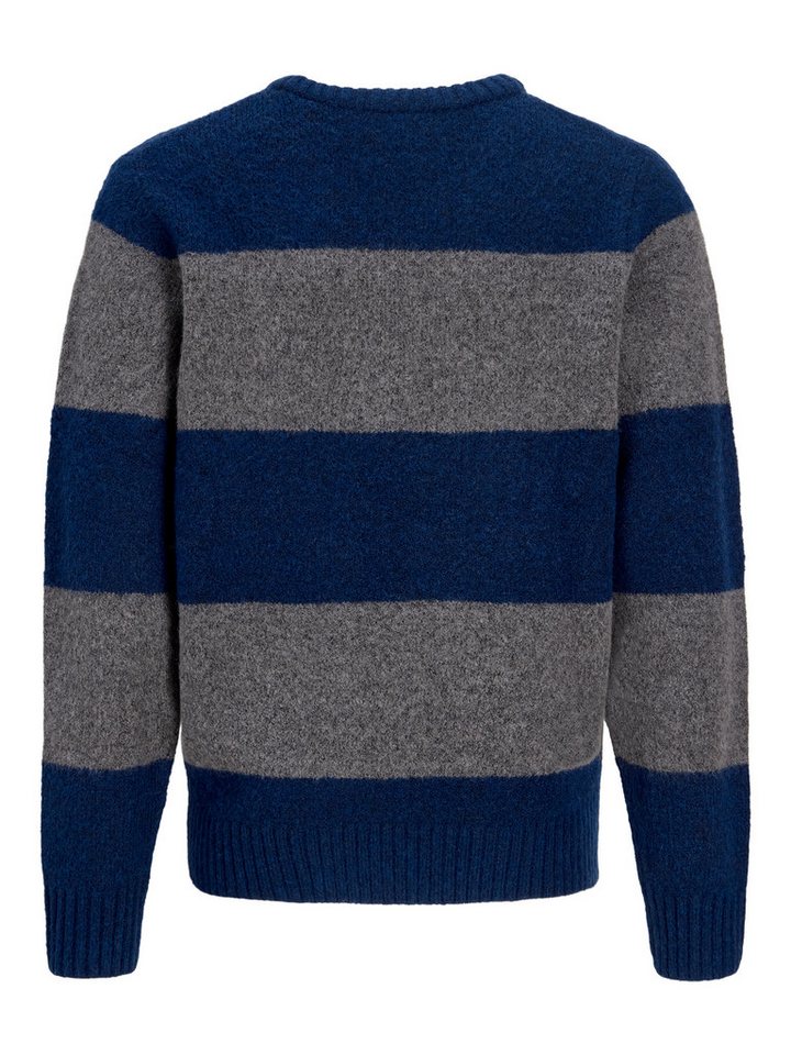 Jack & Jones Junior Rundhalspullover JJESOHO OLLIE KNIT CREW NECK SN JNR Materialmix, relaxed fit – Bild 4 von 5