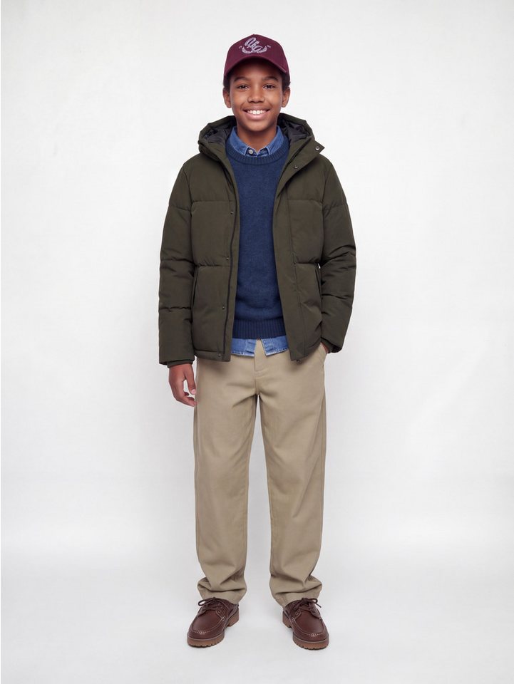 Jack & Jones Junior Rundhalspullover JJESOHO OLLIE KNIT CREW NECK SN JNR Materialmix, relaxed fit – Bild 5 von 5